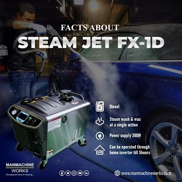 Steamjet Wash & Wax Machine